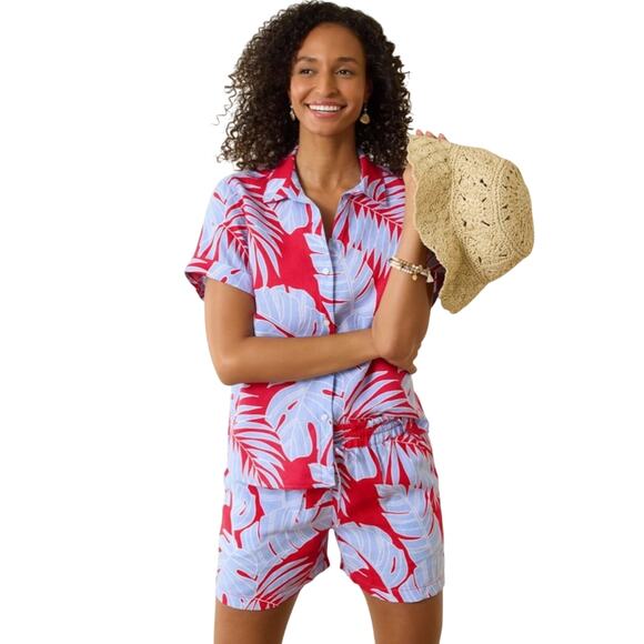 Tommy BAHAMA Coastalina Peninsula Palms Linen Camp Set Size XL - Picture 2 of 4